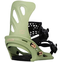 Flux GU Snowboard Bindings - Women's 2021 Pistachio::Pistachio