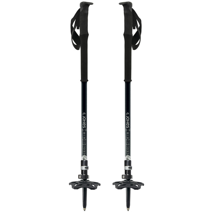 Jones Talon Pro Splitboard Poles Black