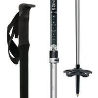 Jones Talon Splitboard Poles Black::Black