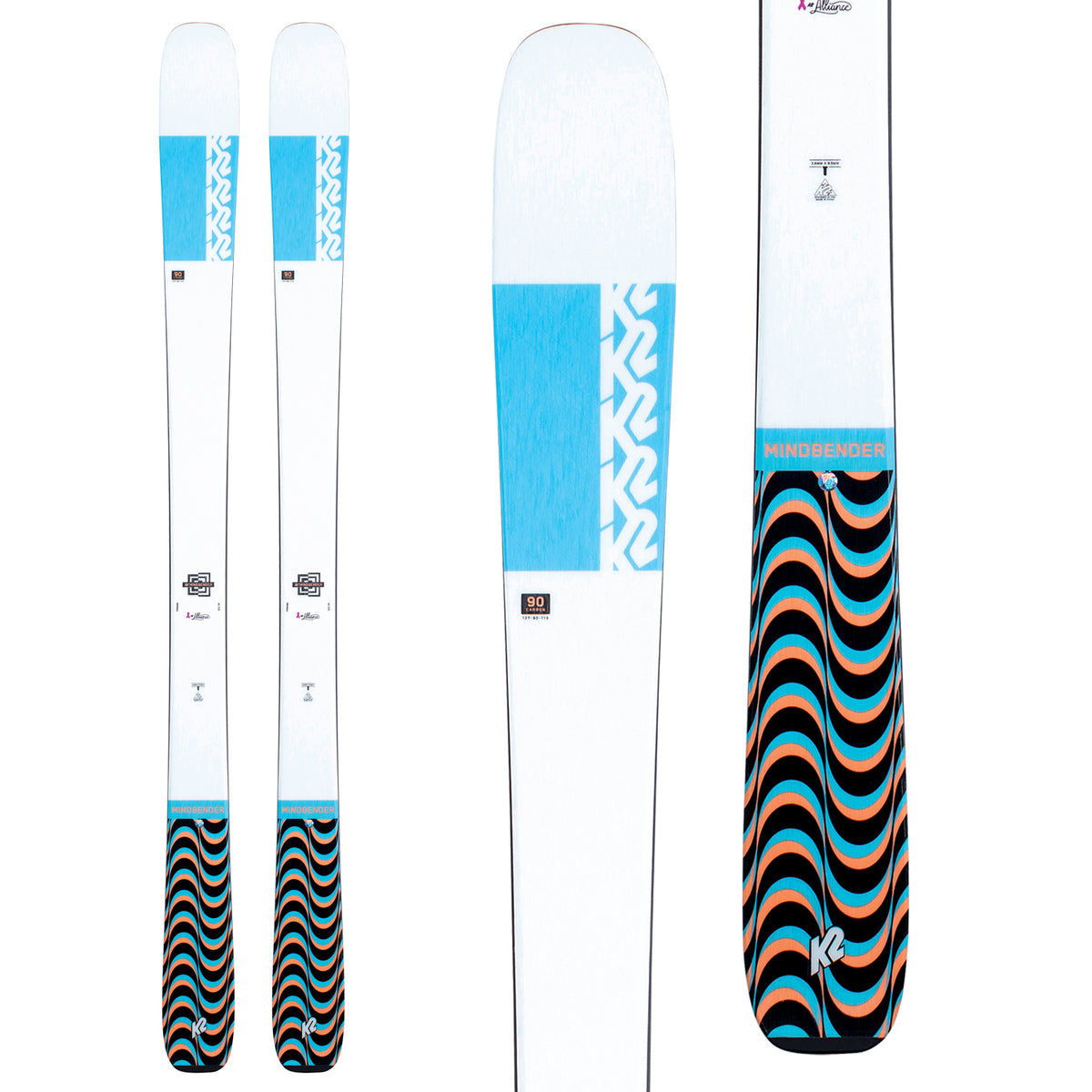 K2 Mindbender 90 C Alliance Skis - Women's 2021