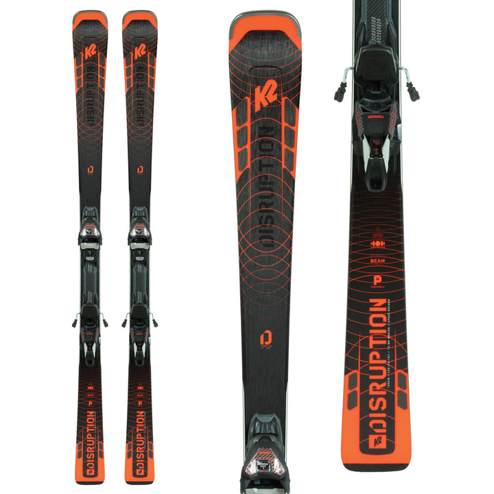 K2 Disruption STi Skis + MCX 12 TCx Light Quikclik Bindings 2022