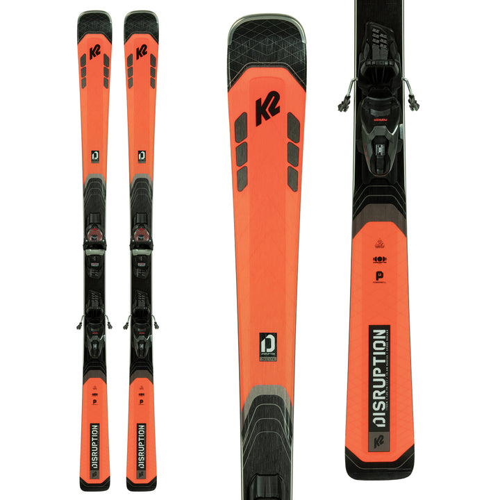 K2 Disruption 78C Skis + M3 10 Compact Quikclik Bindings 2022