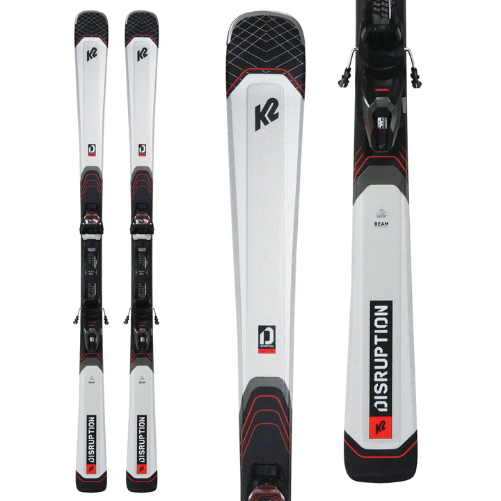 K2 Disruption 76X Skis + M3 10 Compact Quikclik Bindings 2022