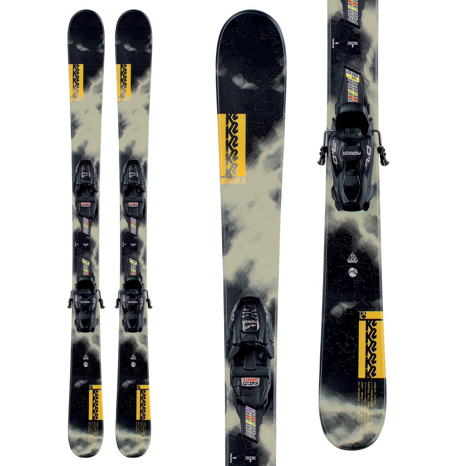 K2 Poacher Jr Skis + FDT 7.0 Bindings - Boys' 2021 – evo