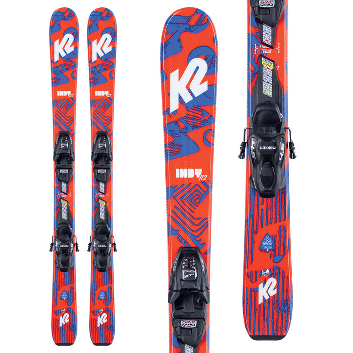 K2 Indy Skis + Fdt 7.0 Bindings - Toddler Boys' 2022