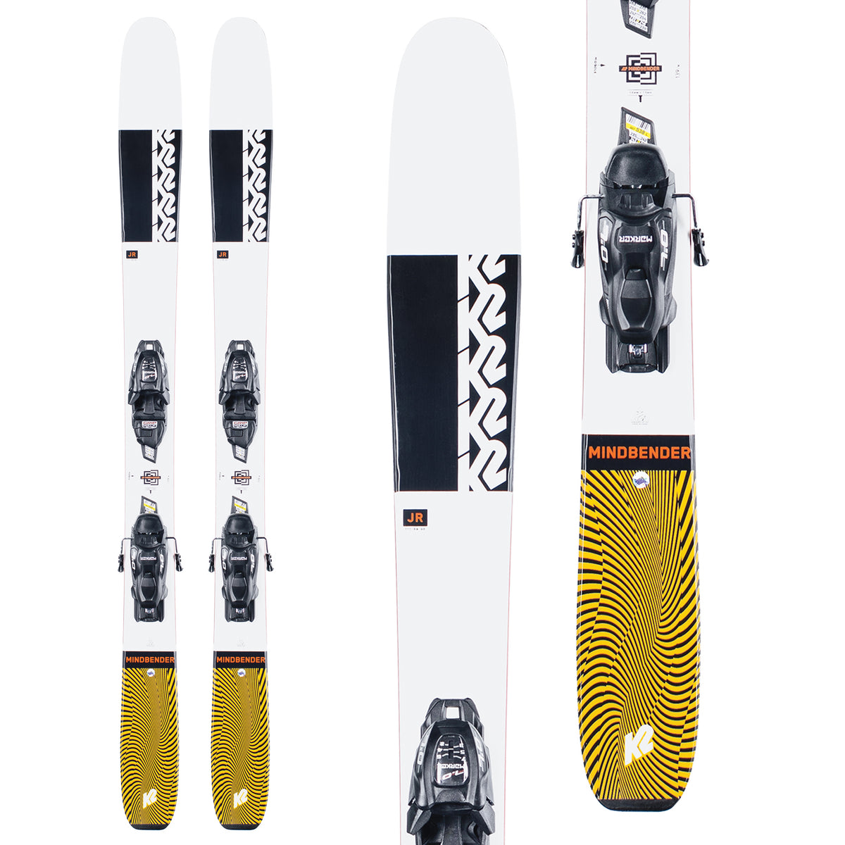 K2 Mindbender Jr Skis + FDT 7.0 Bindings - Kids' 2021