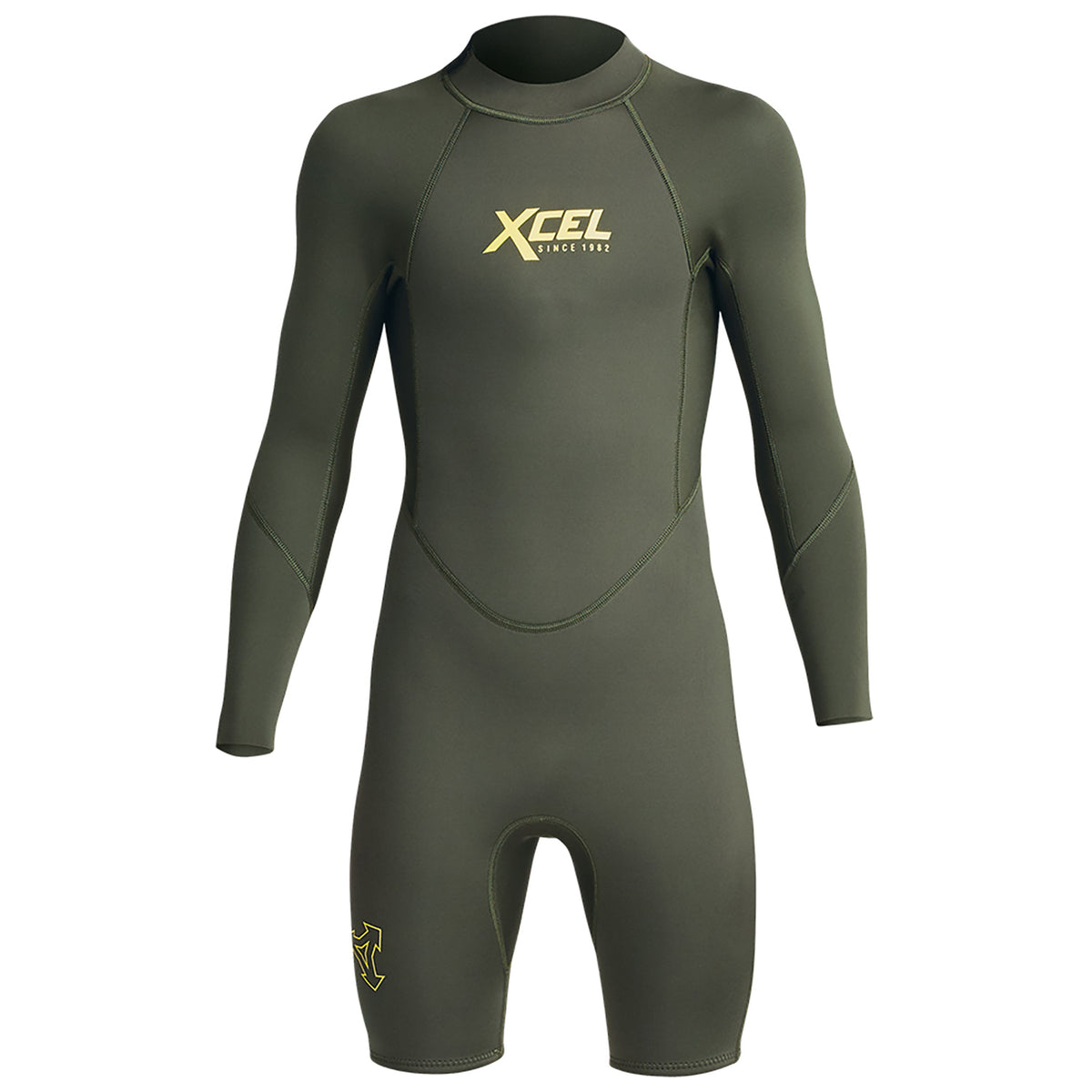 XCEL 2mm Axis Long Sleeve Spring Suit - Kids' Dark Forest