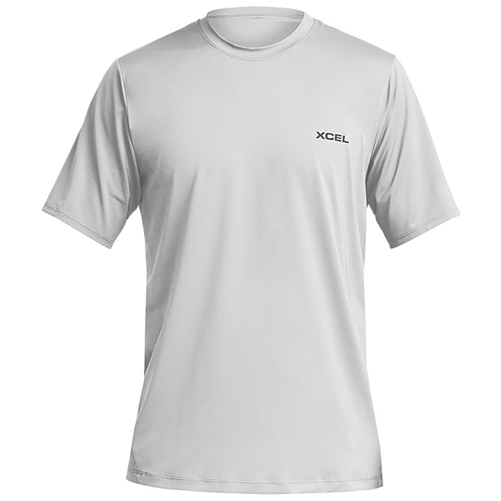 XCEL Premium Stretch Short Sleeve Relaxed Fit Top Ice Grey