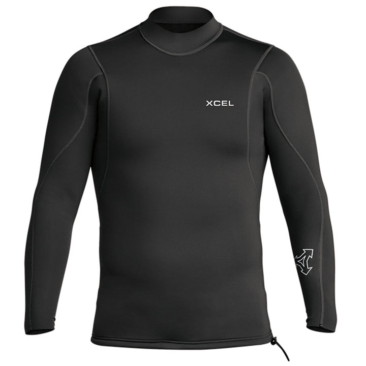 XCEL 2/1mm Axis Long Sleeve Wetsuit Jacket Black