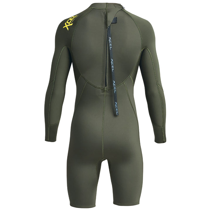 XCEL 2mm Axis Long Sleeve Spring Suit - Kids' Dark Forest