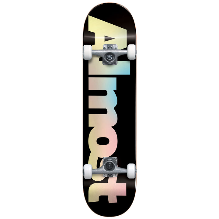 Almost Pastel Fade FP Black 7.625 Skateboard Complete