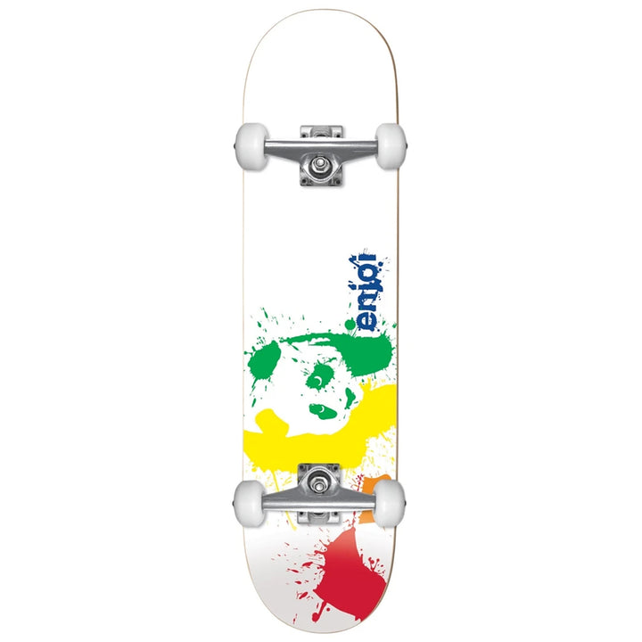 Enjoi Splatter Panda Spectrum FP 8.125 Skateboard Complete - Kids'