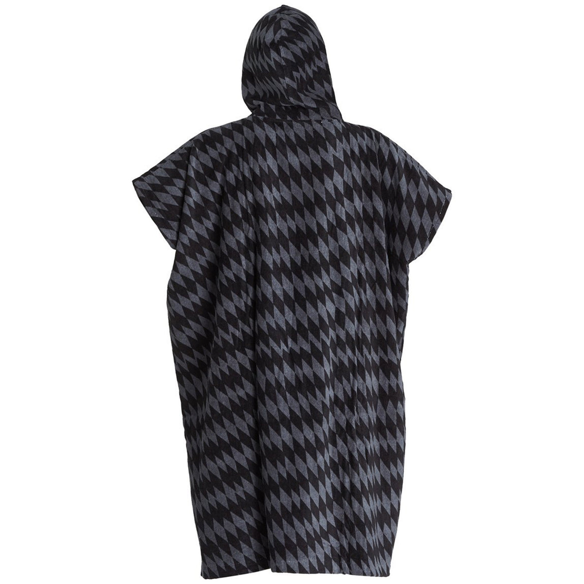 Billabong Hooded Poncho Grey Diamonds