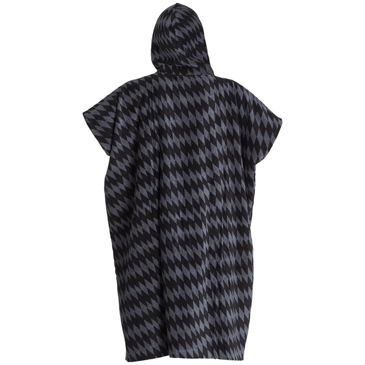 Billabong Hooded Poncho Grey Diamonds