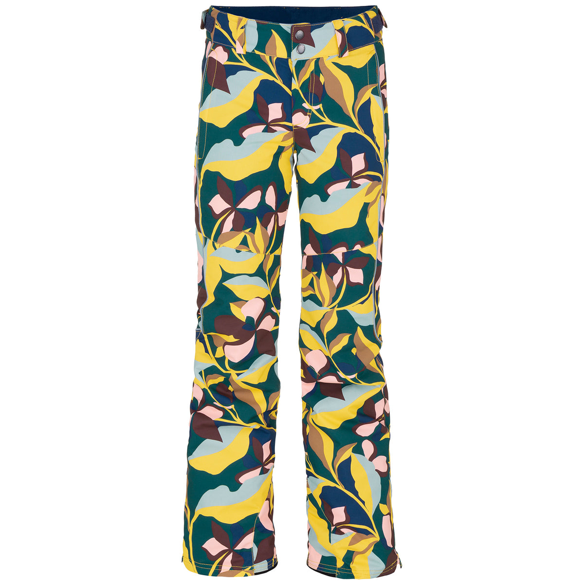 O'Neill Charm AOP Pants - Girls' Green AOP w/ Pink or Purple