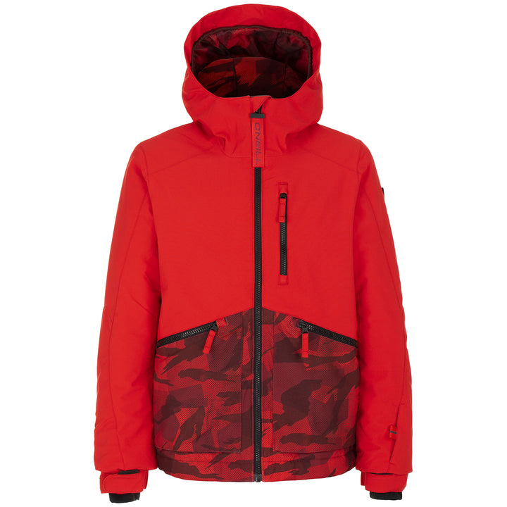 O'Neill Texture Jacket - Boys' Fiery Red
