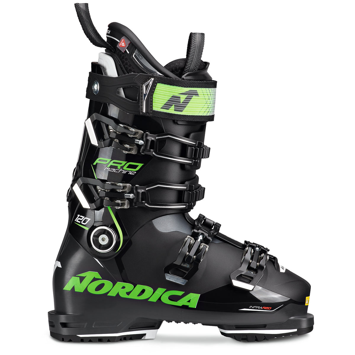 Nordica Promachine 120 Ski Boots 2023 Black/Anthracite/Green