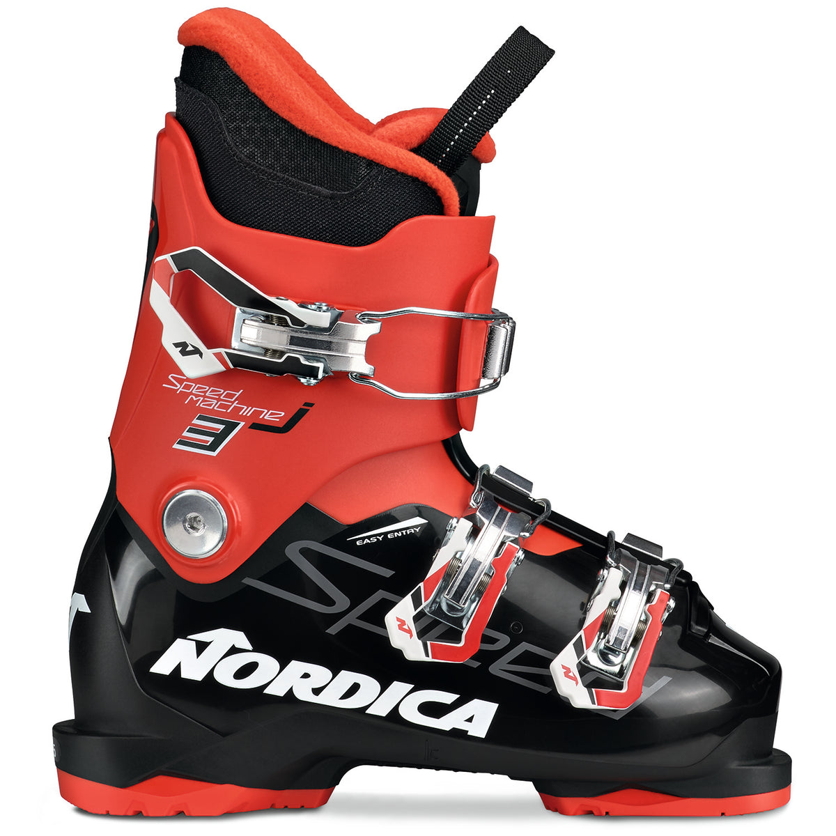 Nordica Speedmachine J 3 Ski Boots - Boys' 2025 Black/Red