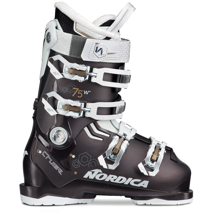 Nordica Cruise 75 W Ski Boots - Women's 2023 Black/White/Bronze