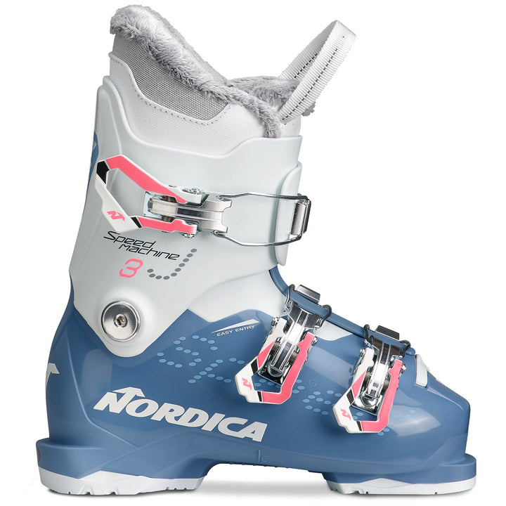 Nordica Speedmachine J 3 Ski Boots - Girls' 2022 Light Blue/White