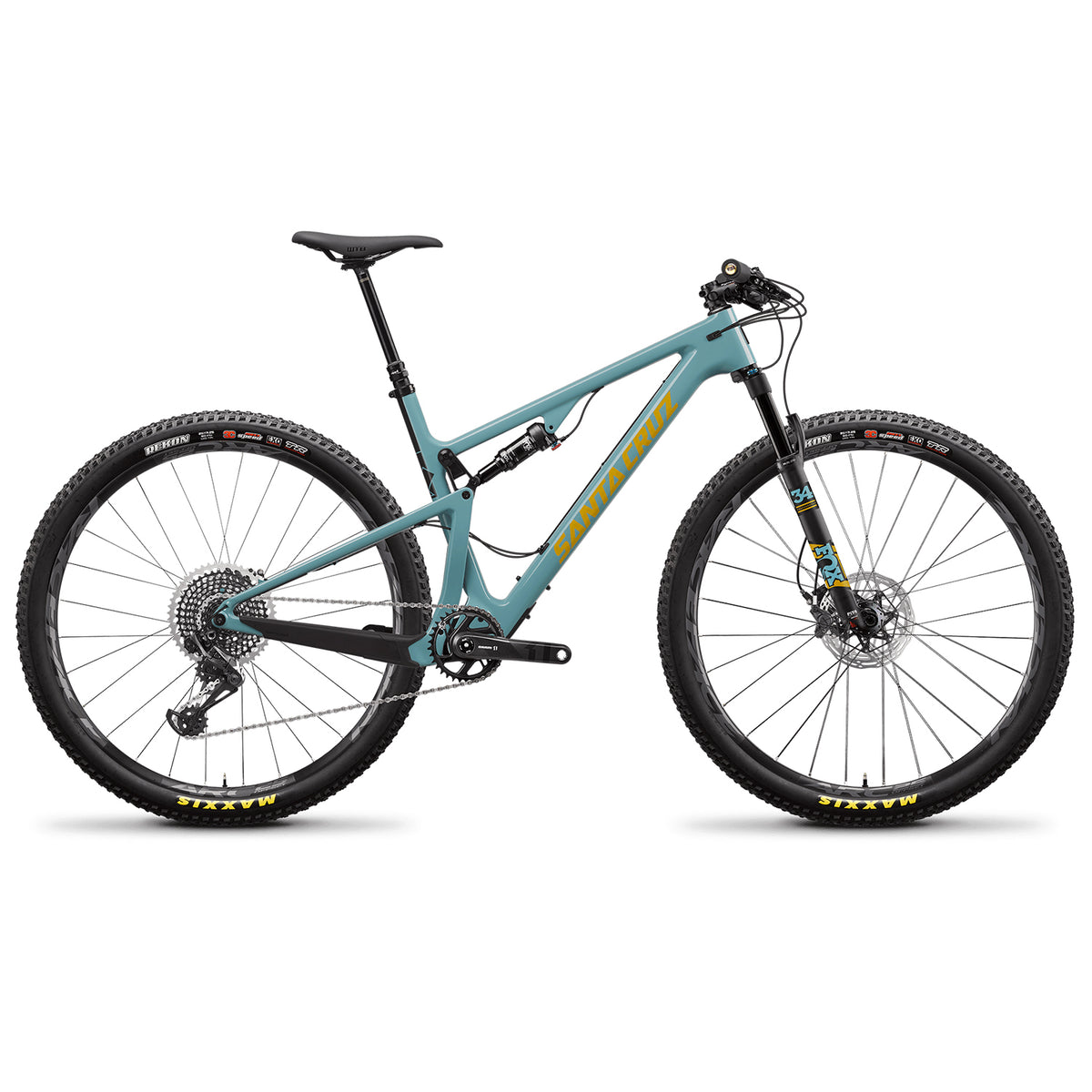 Santa Cruz Bicycles Blur CC X01 Complete Mountain Bike 2020 Gloss Aqua