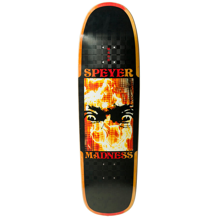 Madness Speyer Fire Flannel 9.125 Skateboard Deck