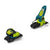 Marker Jester 18 Pro ID Ski Bindings 2022 Teal/Flo/Yellow
