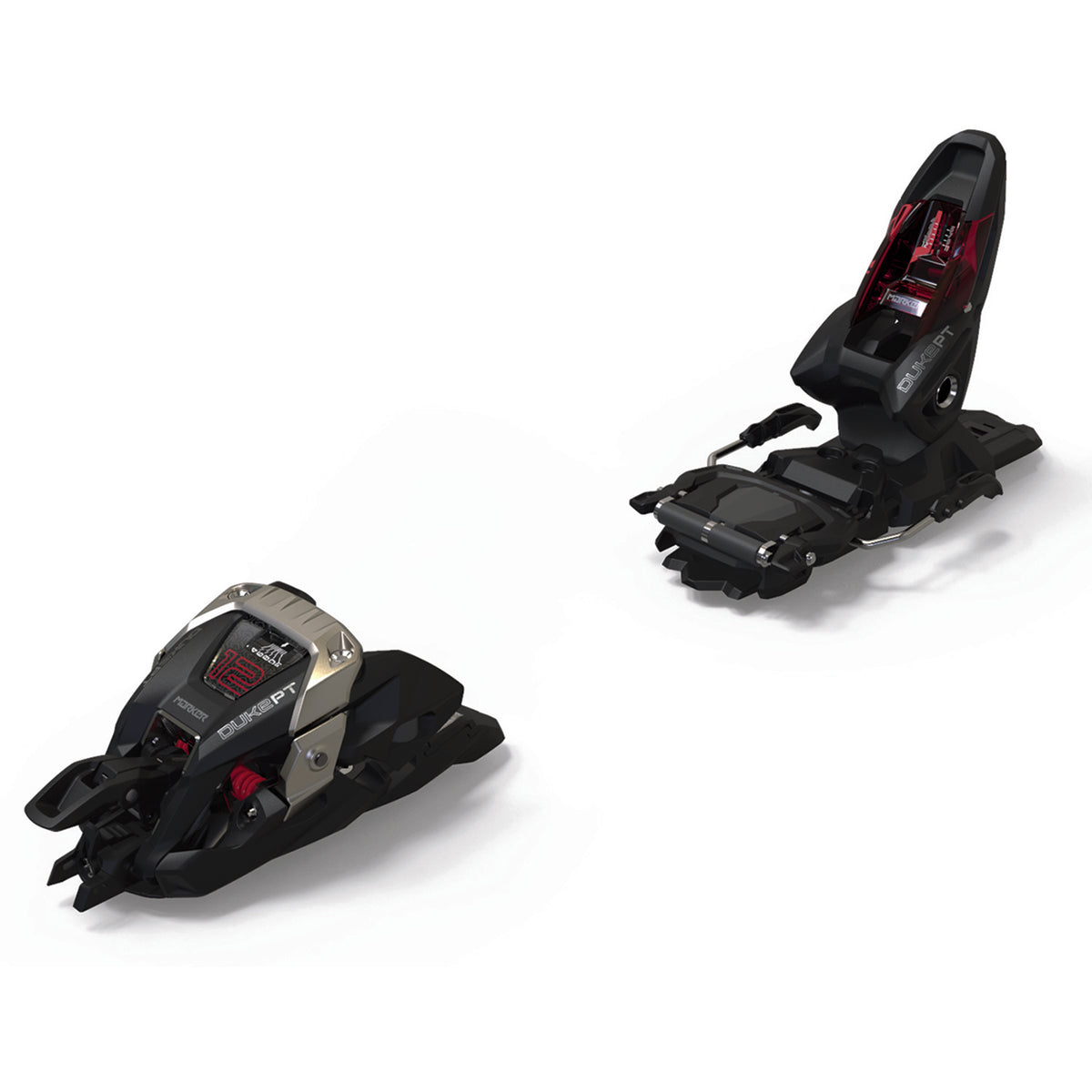 Marker Duke PT 12 Alpine Touring Ski Bindings Black/Red