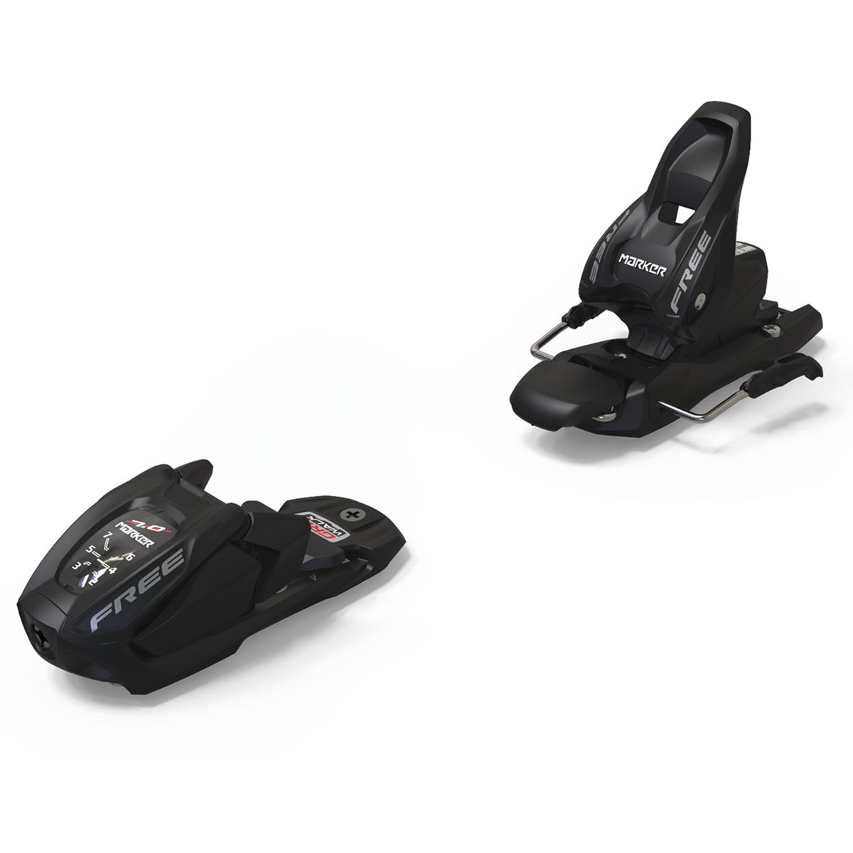 Marker Free 7 Ski Bindings - Kids' 2026 Black