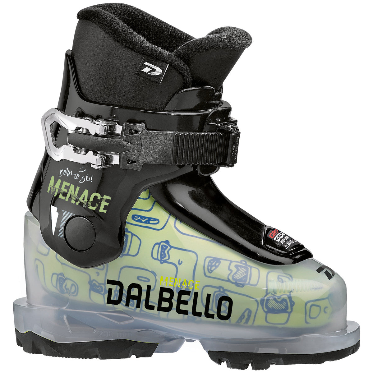 Dalbello Menace 1.0 GW Jr Ski Boots - Toddler Boys' 2022 Trans/Black