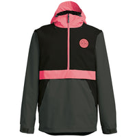 Airblaster Trenchover Jacket Black Hot Coral::Black Hot Coral