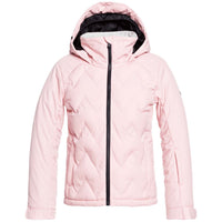 Roxy Breeze Jacket - Girls' Powder Pink::Powder Pink