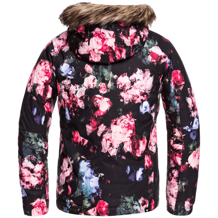 Roxy American Pie Jacket - Girls' True Black Blooming Party