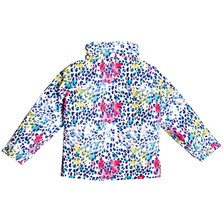 Roxy Mini Jetty Jacket - Little Girls' Bright White Leopold