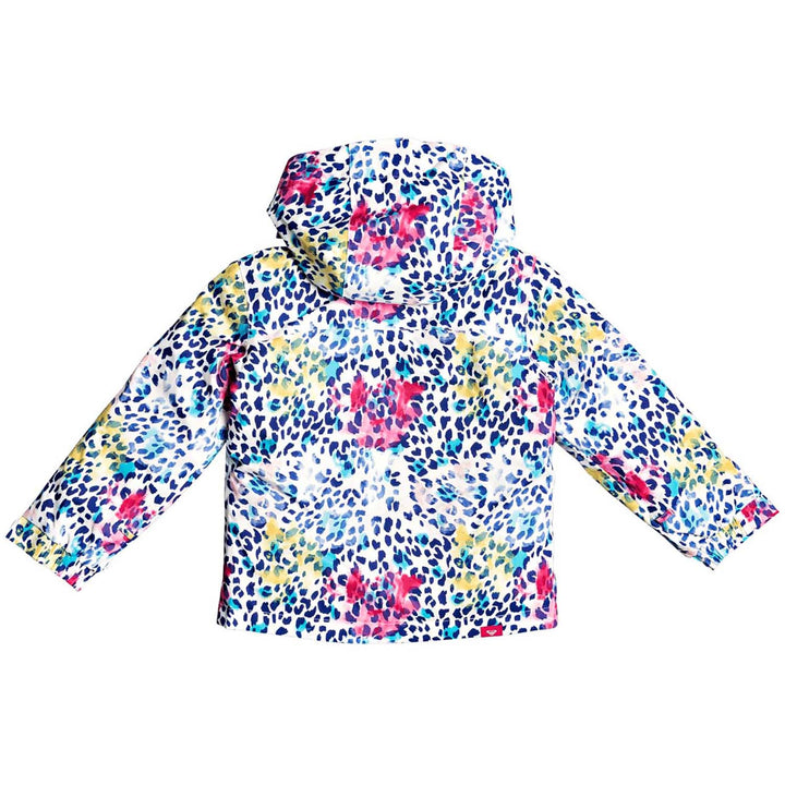Roxy Mini Jetty Jacket - Little Girls' Bright White Leopold