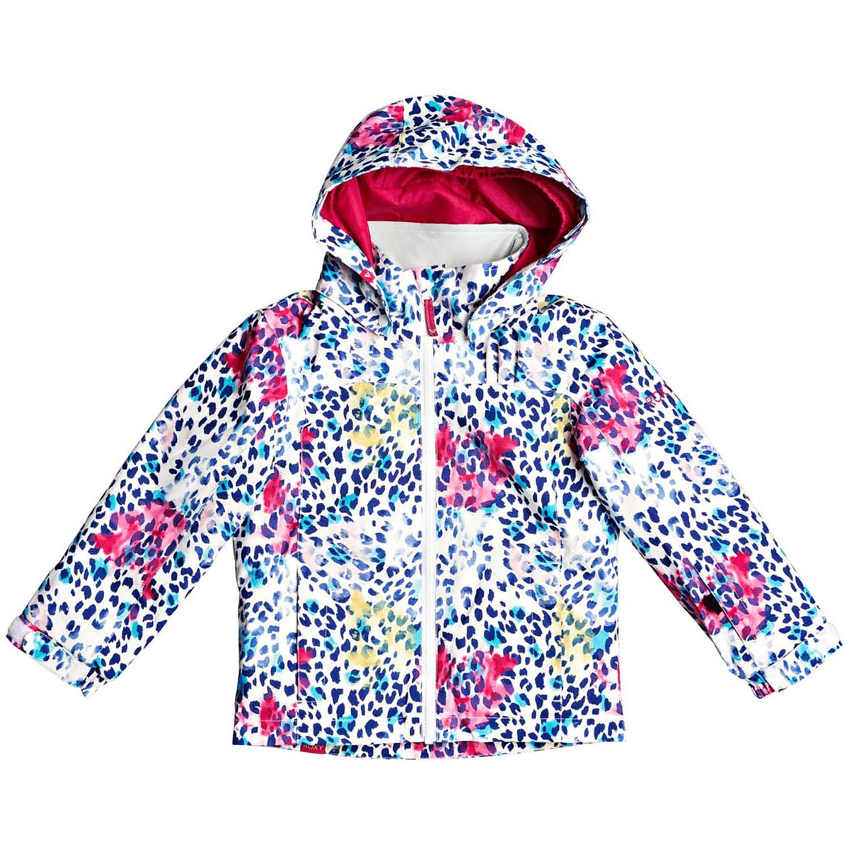 Roxy Mini Jetty Jacket - Little Girls' Bright White Leopold