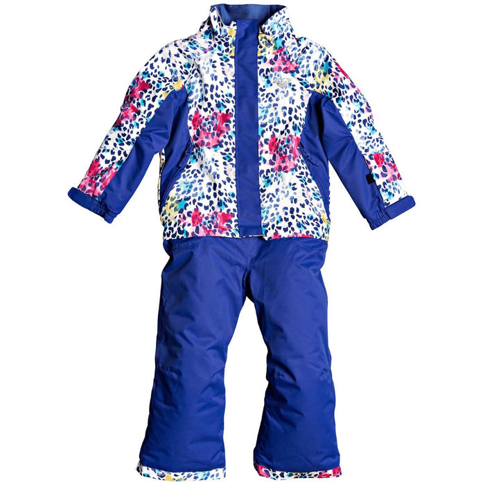 Roxy Paradise Jumpsuit - Little Girls' Bright White Leopold