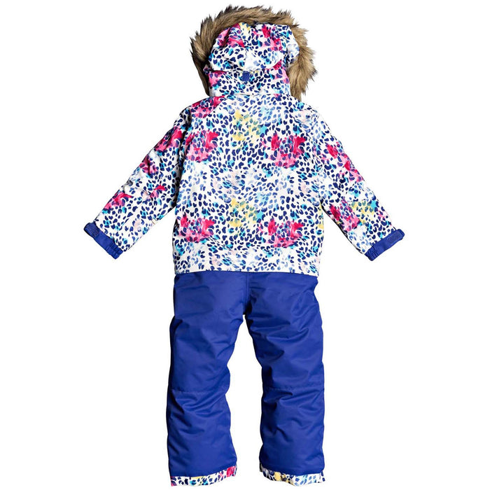 Roxy Paradise Jumpsuit - Little Girls' Bright White Leopold