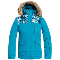 Roxy Moonlight Jacket - Girls' Ocean Depths Leopold::Ocean Depths Leopold