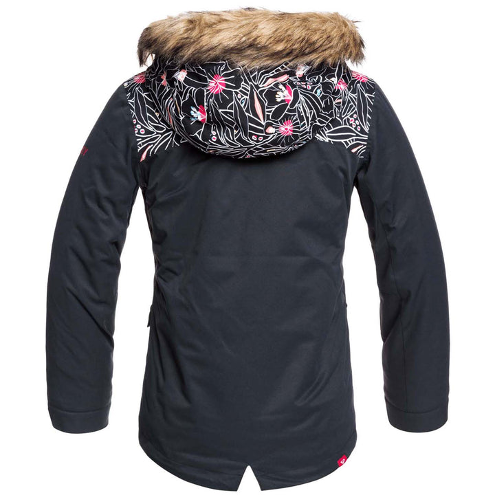 Roxy Moonlight Jacket - Girls' True Black Outlines