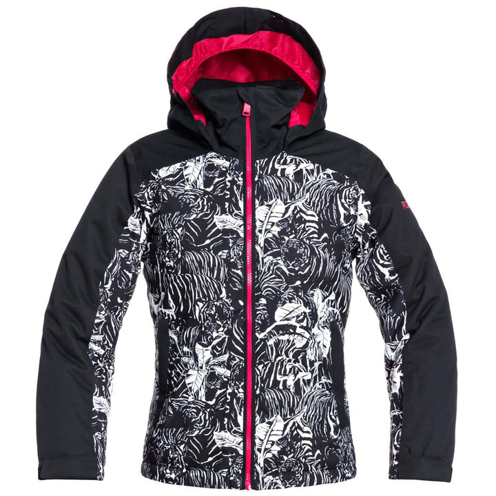 Roxy Delski Jacket - Girls' True Black Tiger Camo