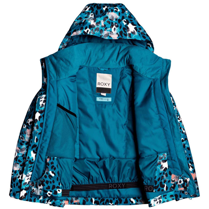 Roxy Jetty Jacket -  Girls' Ocean Depths Leopold
