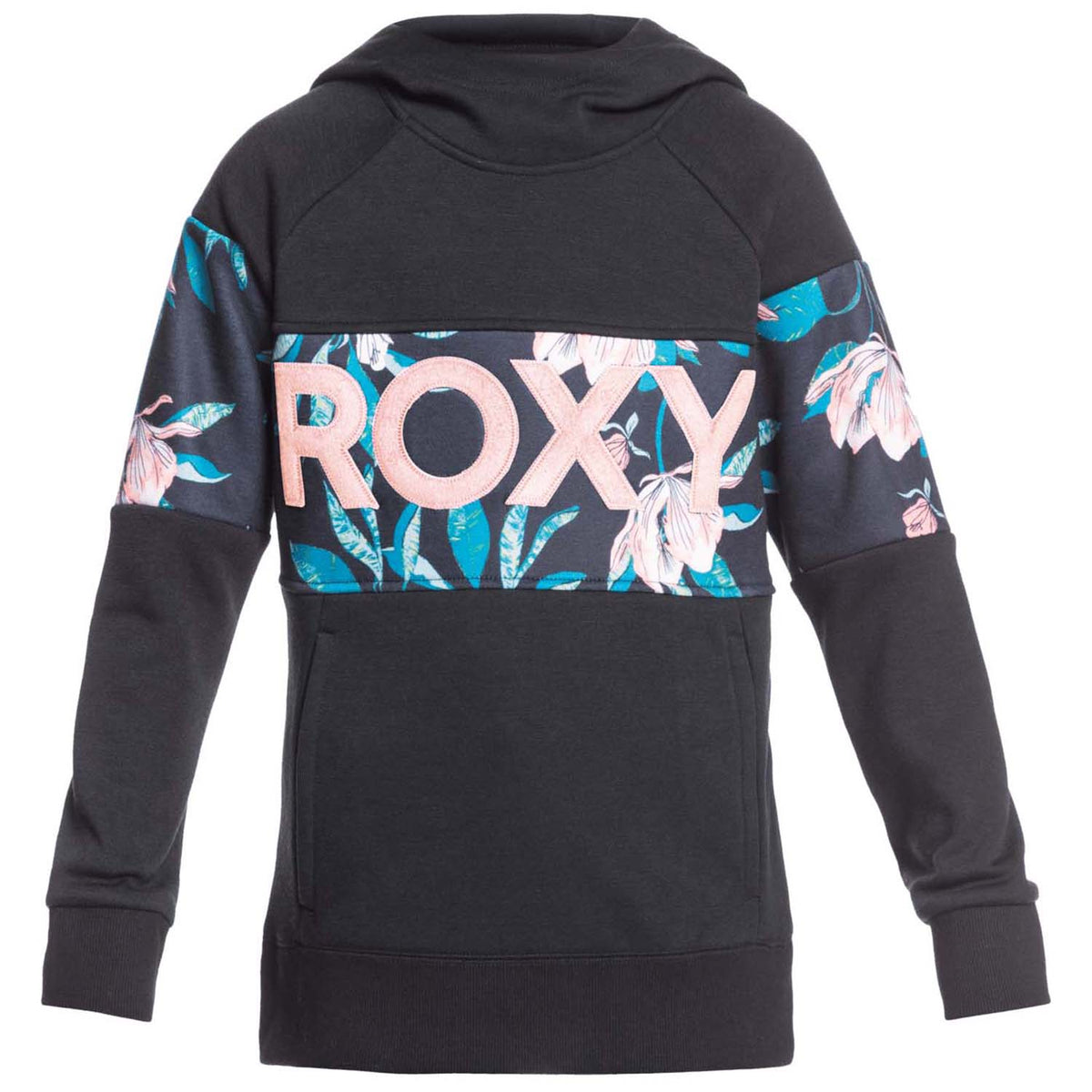 Roxy Liberty Hoodie - Girls' True Black Tropical Day