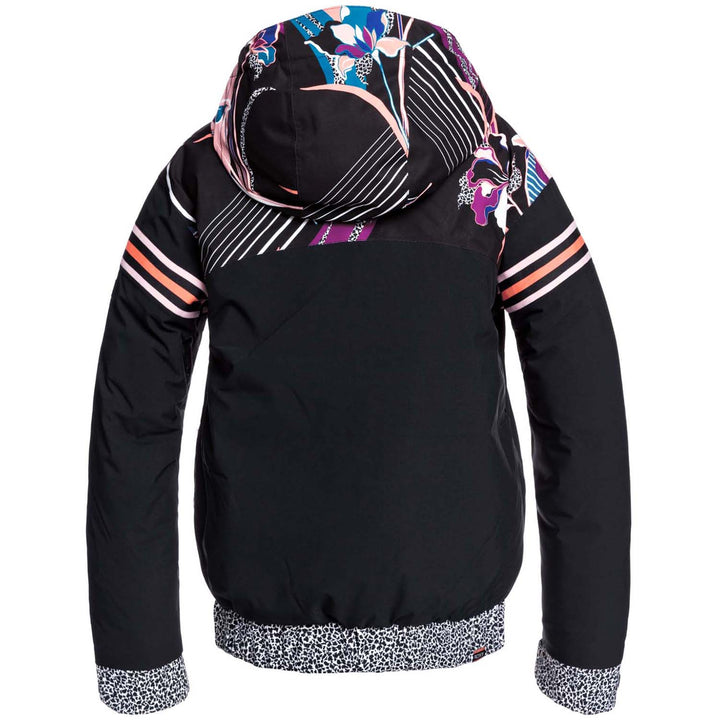Roxy Pop Snow Meridian Jacket - Women's True Black Pop Flowers