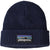 Patagonia Logo Beanie - Kids' P-6 Logo/New Navy