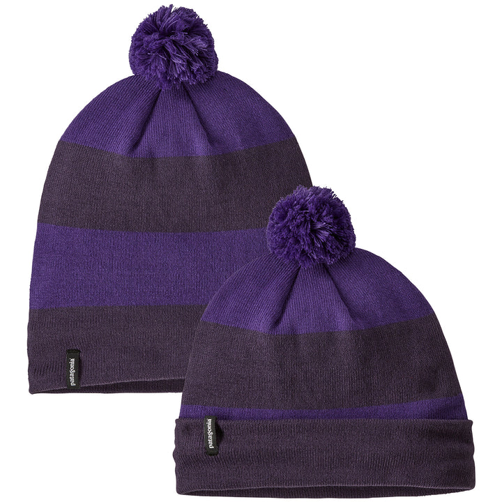 Patagonia LW Powder Town Beanie Vote the Planet Knit/Purple