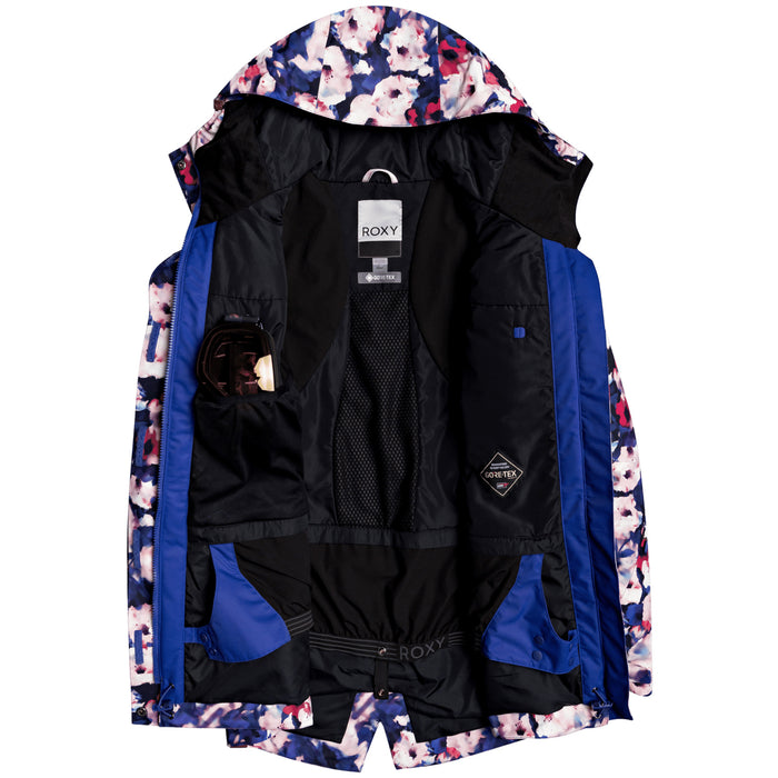 Roxy Glade Printed GORE-TEX 2L Jacket - Women's Mazarine Blue Mind Jingle