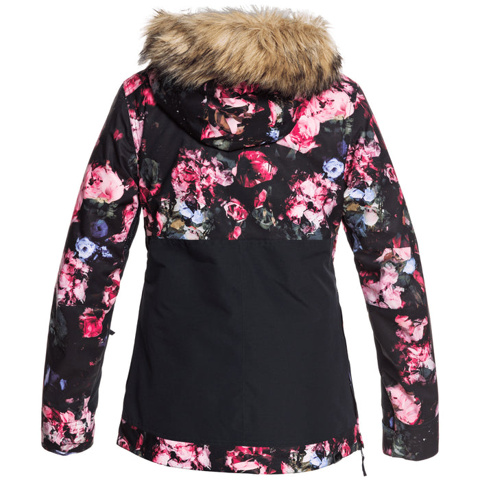 Roxy Shelter Jacket - Women's True Black Blooming Party