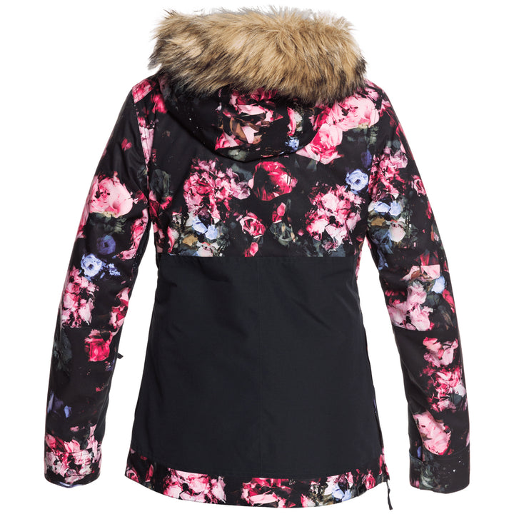 Roxy Shelter Jacket - Women's True Black Blooming Party