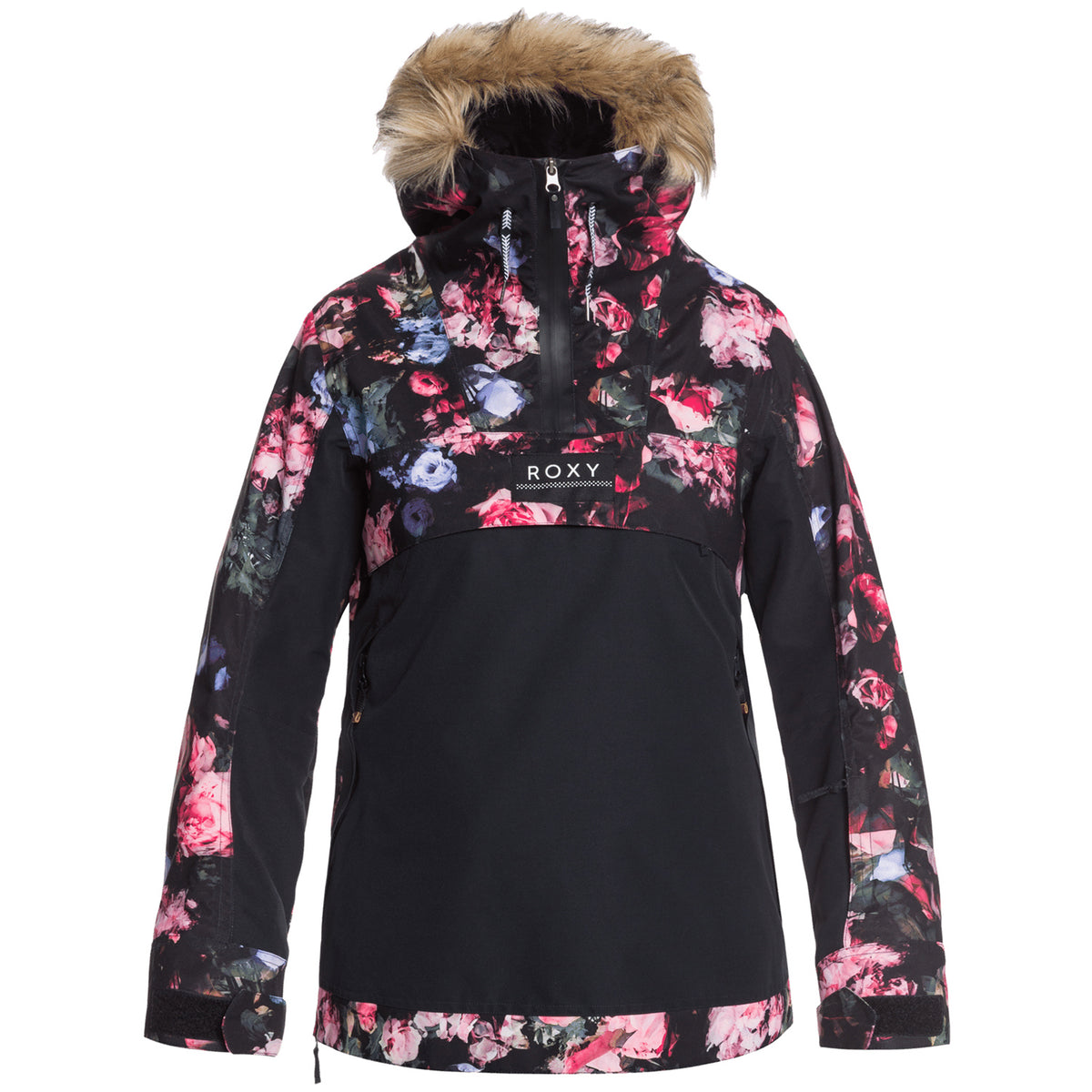 Roxy Shelter Jacket - Women's True Black Blooming Party